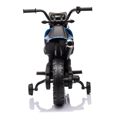 Garvee Ride - P Series: Kids Electric Ride on Motorcycle, Licensed Honda Battery Powered Motorbike Toy, with Training Wheels, Rechargeable Battery, Headlight, Engine Sounds, for Children Girls Boys - Blue
