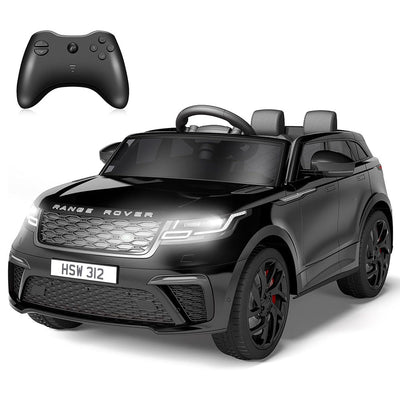 Garvee Ride - P Series: 3-8, 12V Licensed Land Rover Ride Electric Car for Kids with Parent Remote Control, MP3 Player, Rocking, Pull Rod - Black